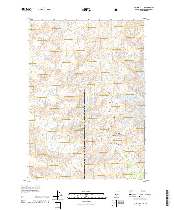 Anchorage A-6 SW 2021 topographic map thumbnail