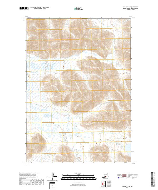 Karluk B-2 SE topographic map thumbnail