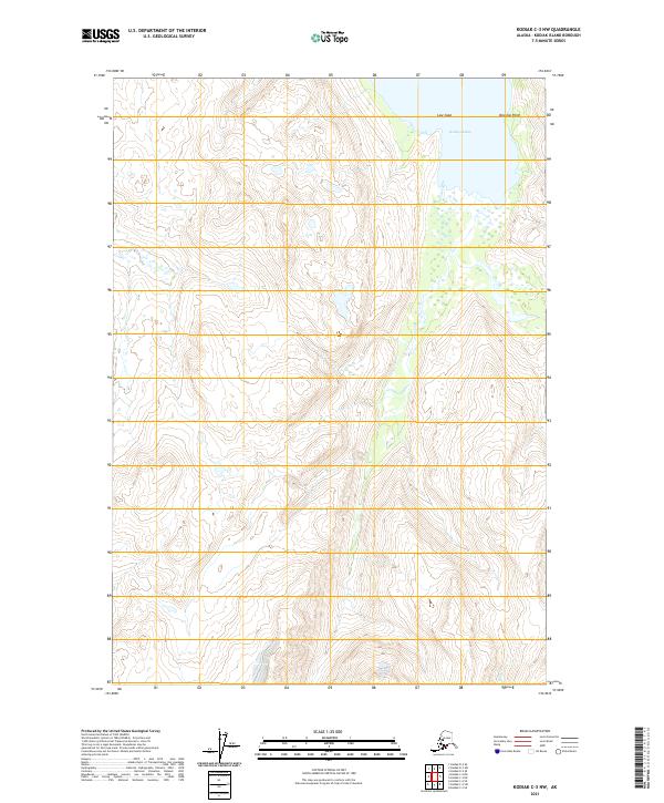 Kodiak C-3 NW topographic map thumbnail