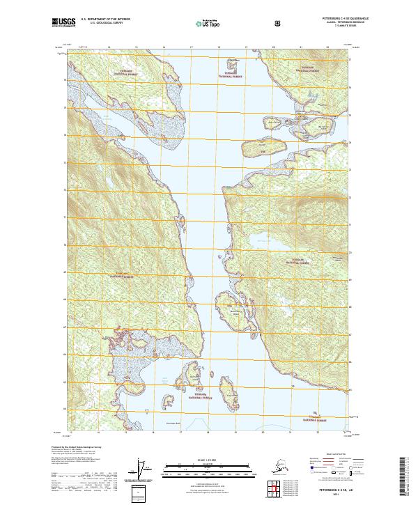 Petersburg C-4 SE topographic map thumbnail