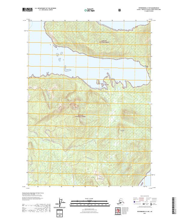 Petersburg A-5 SW topographic map thumbnail