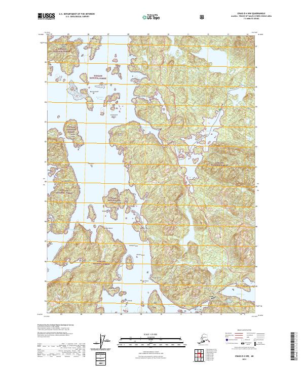 Craig D-4 NW 2021 topographic map thumbnail