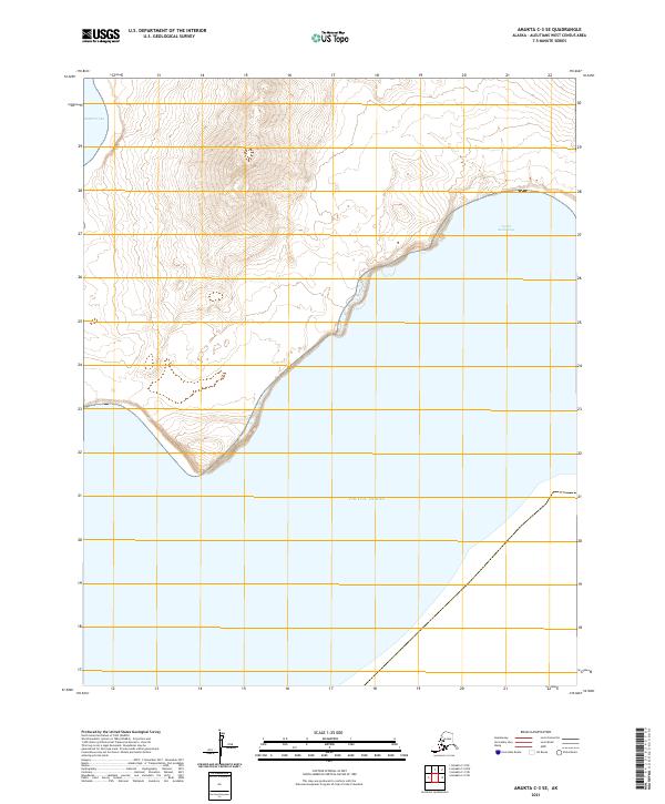 Amukta C-3 SE topographic map thumbnail