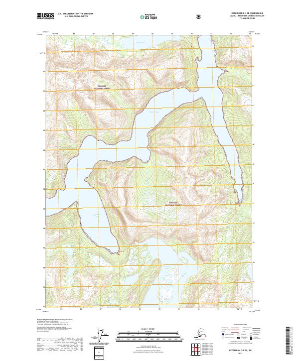 Ketchikan C-3 SE topographic map thumbnail