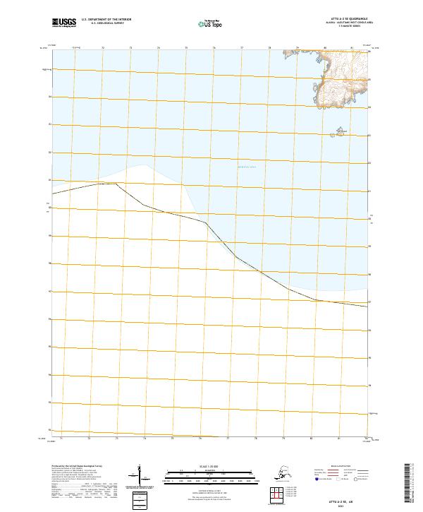 Attu A-2 SE topographic map thumbnail