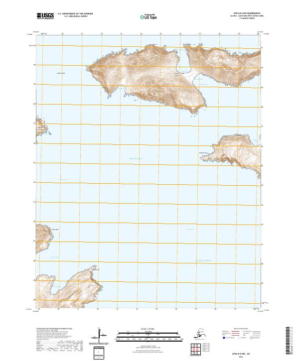 Atka B-6 NW topographic map thumbnail