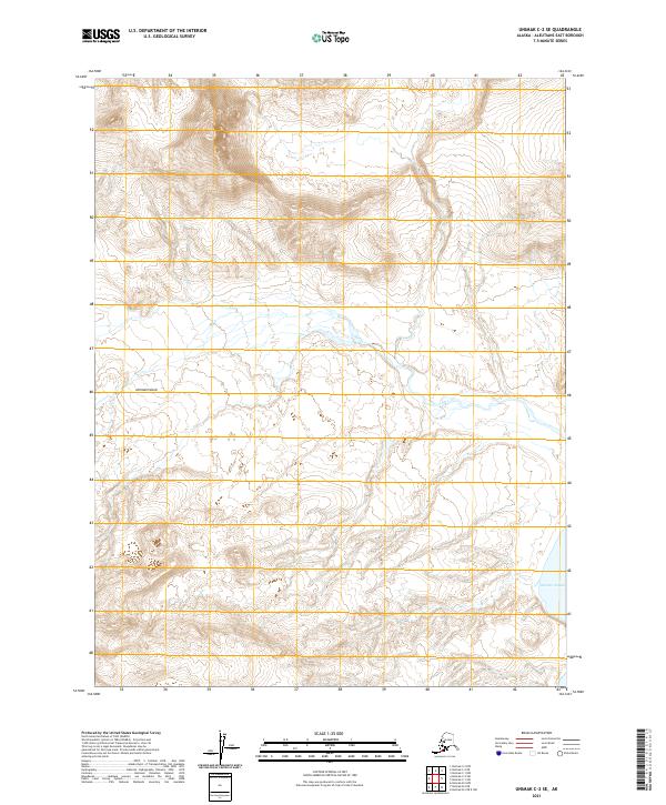 Unimak C-2 SE topographic map thumbnail