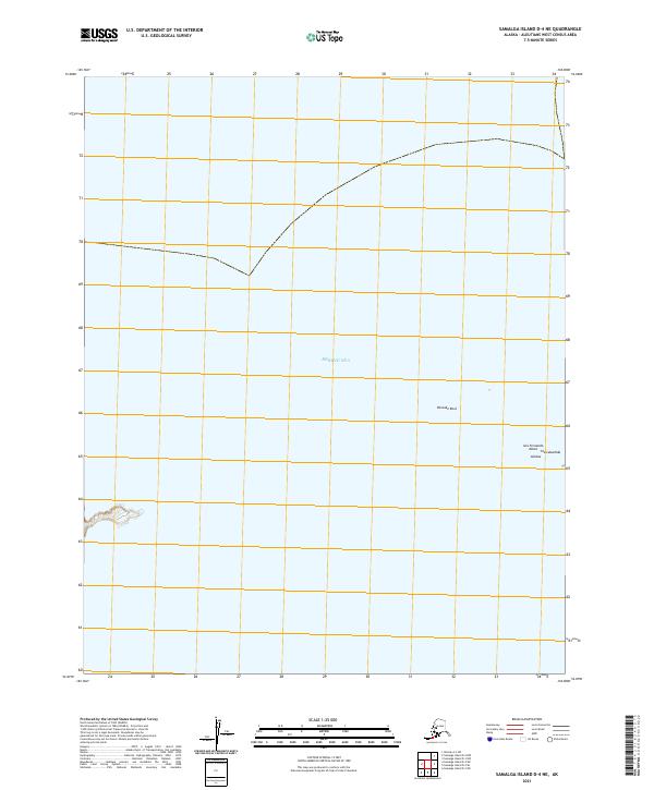 Samalga Island D-4 NE topographic map thumbnail