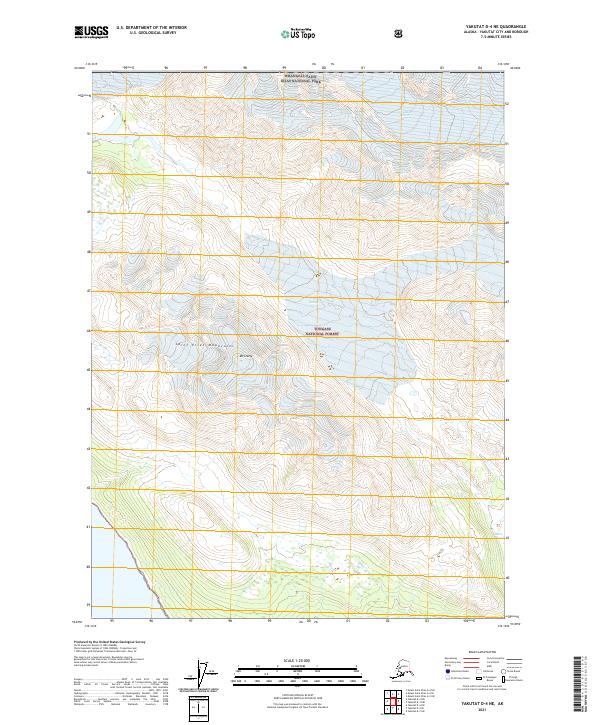 Yakutat D-4 NE topographic map thumbnail