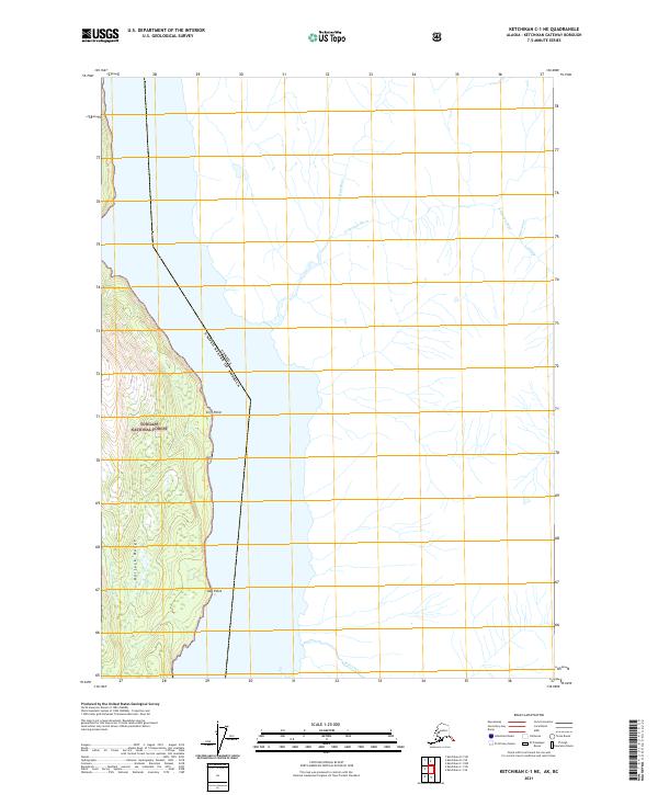 Ketchikan C-1 NE topographic map thumbnail