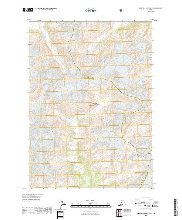 Bradfield Canal B-4 SE topographic map thumbnail