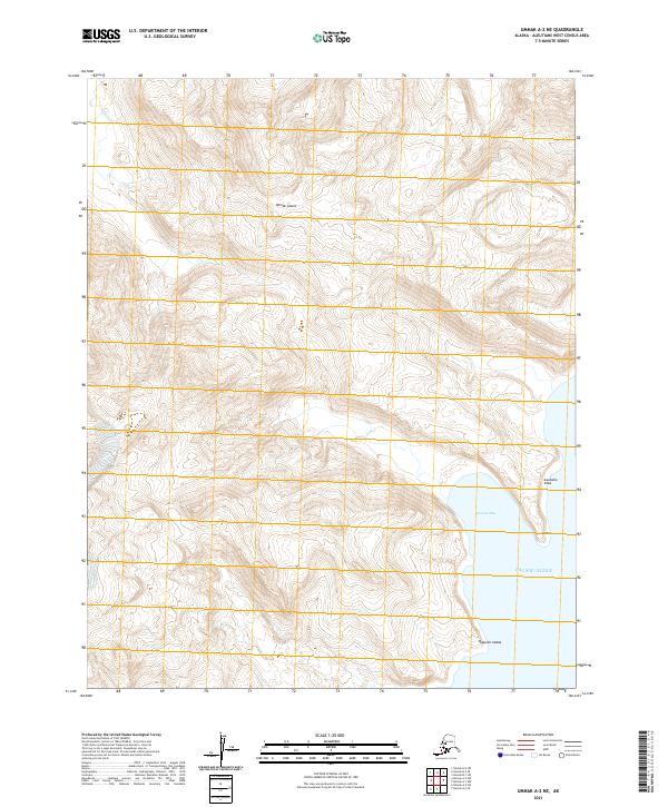 Umnak A-2 NE topographic map thumbnail