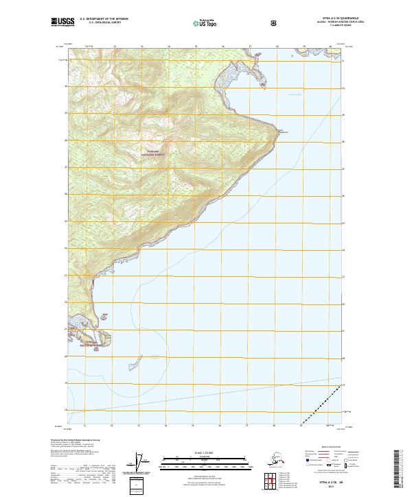 Sitka A-2 SE 2021 topographic map thumbnail