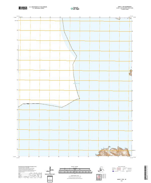 Adak C-1 NW topographic map thumbnail
