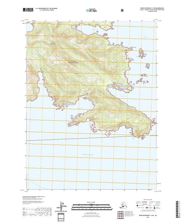 Dixon Entrance C-3 NE topographic map thumbnail