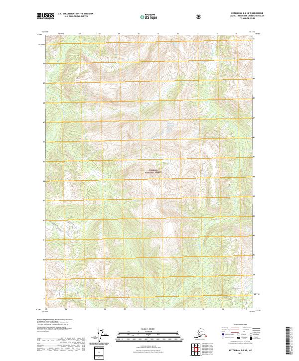 Ketchikan B-2 NE topographic map thumbnail
