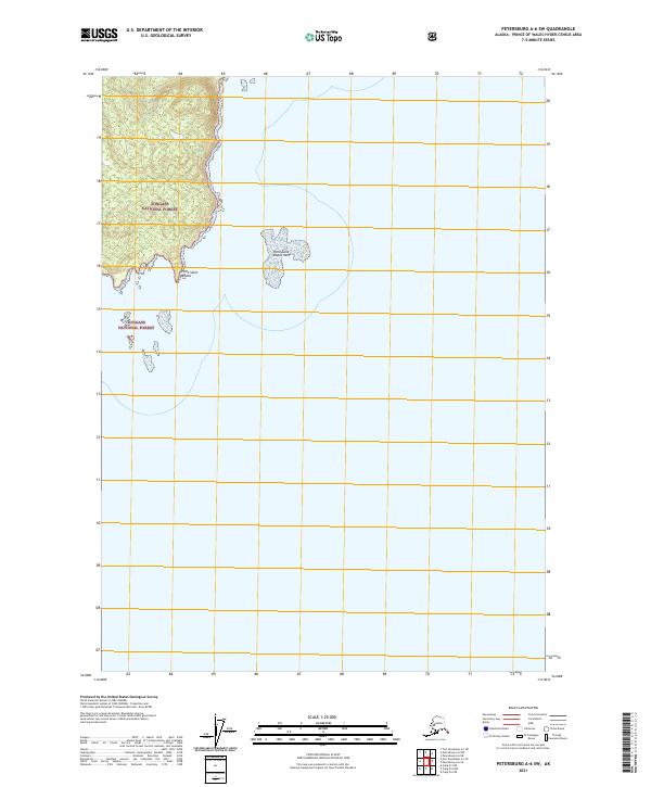 Petersburg A-6 SW topographic map thumbnail