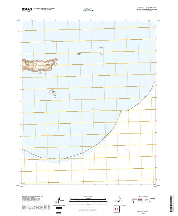 Seguam C-3 SW topographic map thumbnail