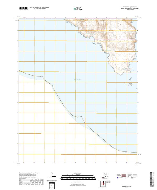 Kiska C-3 SE topographic map thumbnail