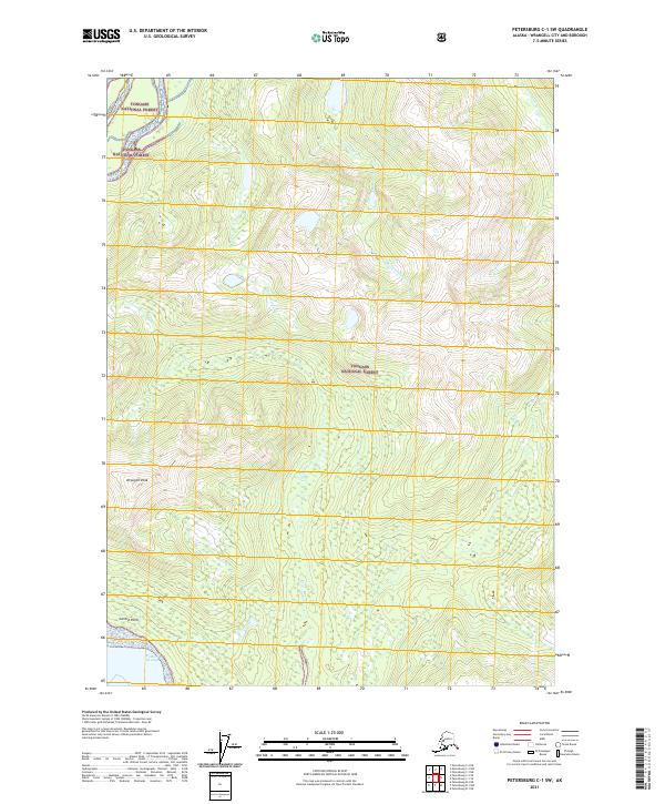 Petersburg C-1 SW 2021 topographic map thumbnail