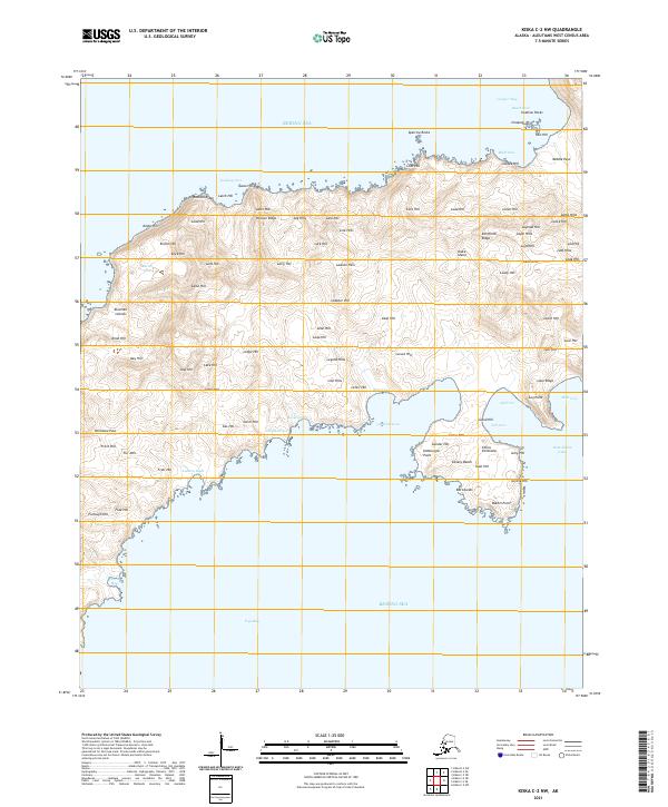 Kiska C-2 NW 2021 topographic map thumbnail