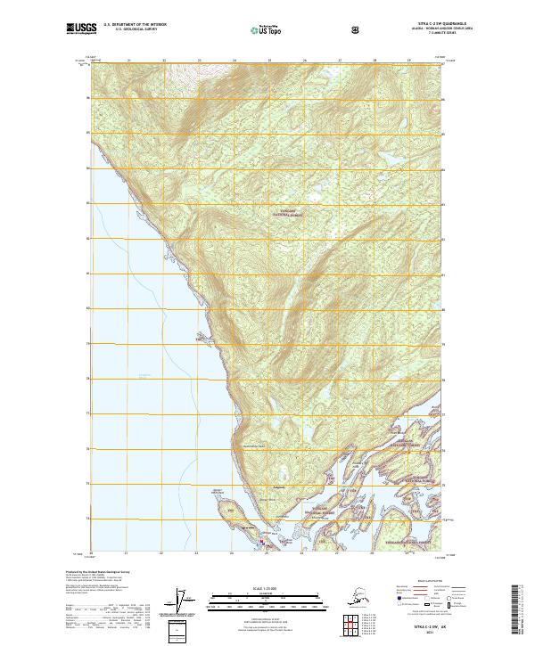 Sitka C-2 SW 2021 topographic map thumbnail
