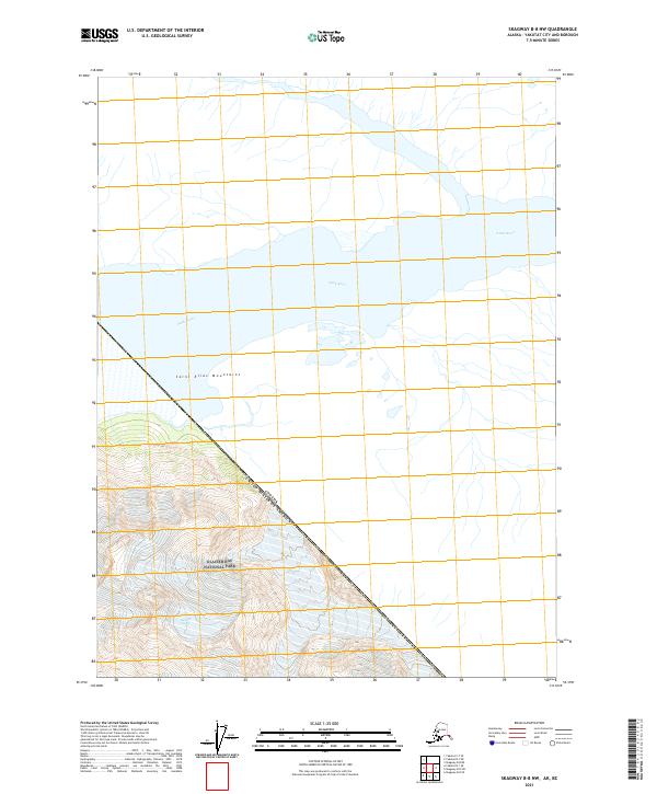 Skagway B-8 NW topographic map thumbnail