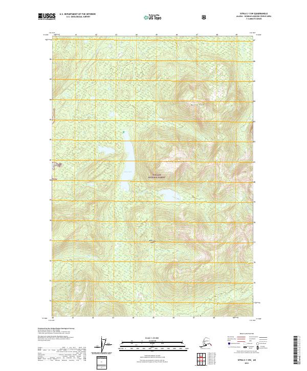 Sitka C-1 SW 2021 topographic map thumbnail