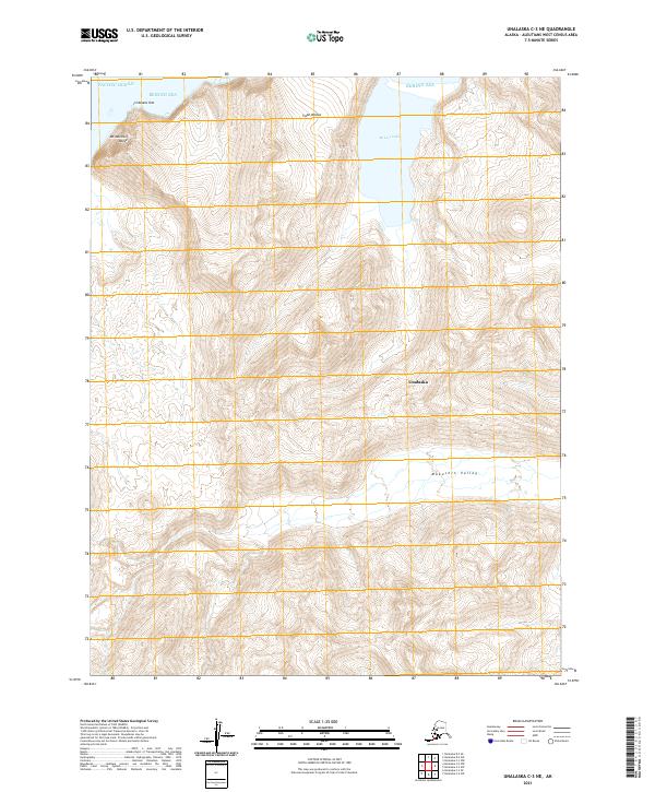 Unalaska C-3 NE topographic map thumbnail