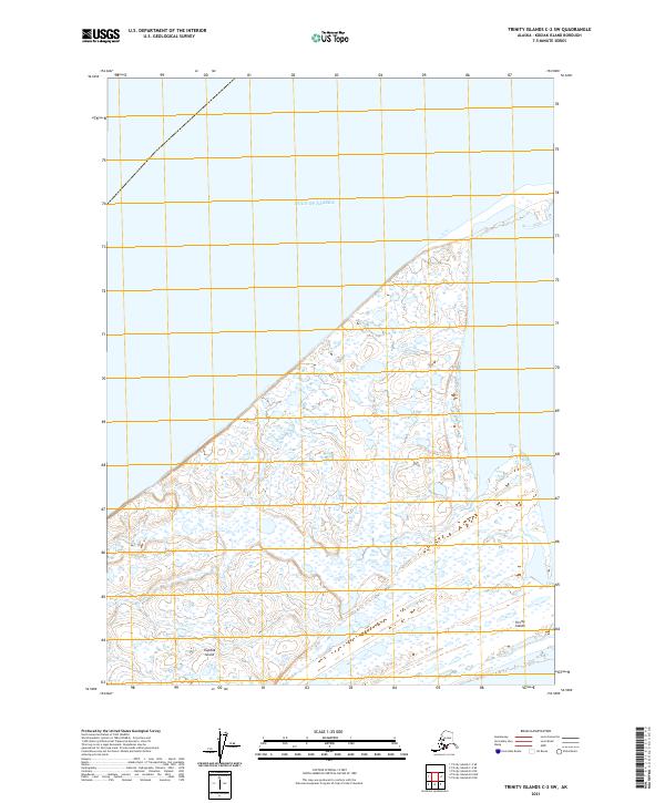 Trinity Islands C-2 SW topographic map thumbnail