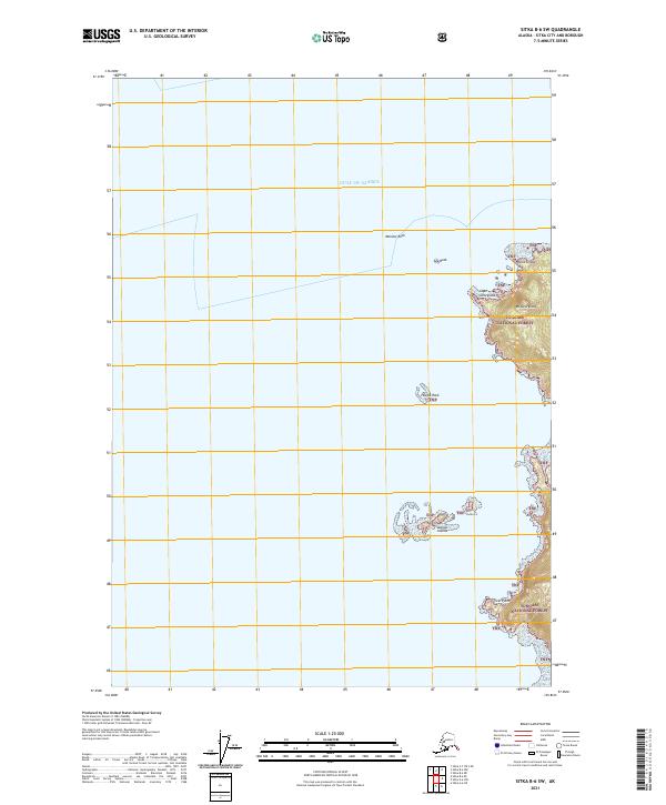 Sitka B-6 SW topographic map thumbnail