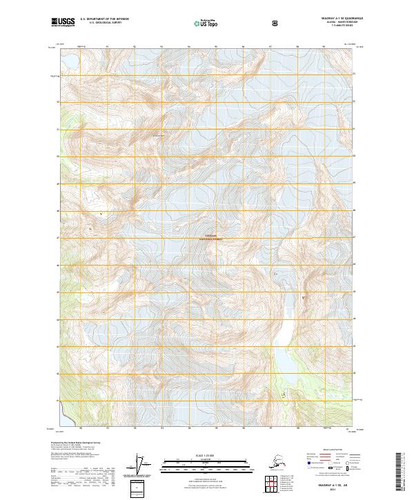 Skagway A-1 SE topographic map thumbnail