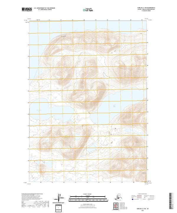 Karluk A-1 SW topographic map thumbnail