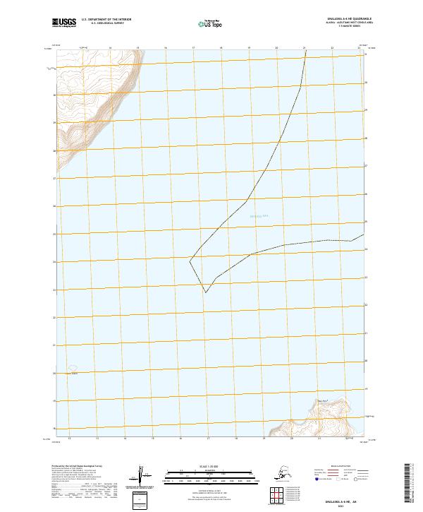 Unalaska A-6 NE topographic map thumbnail