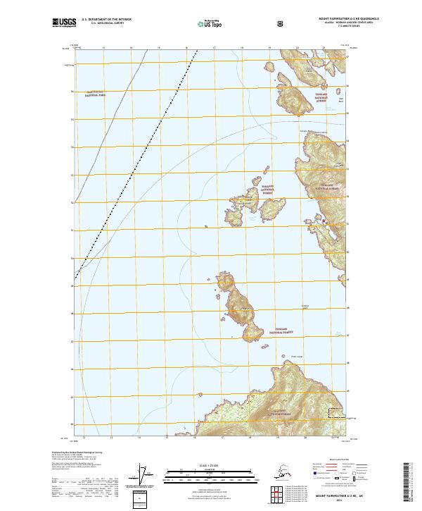 Mount Fairweather A-2 NE topographic map thumbnail