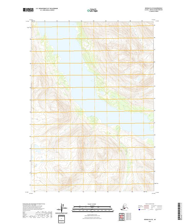 Kodiak B-6 SE topographic map thumbnail
