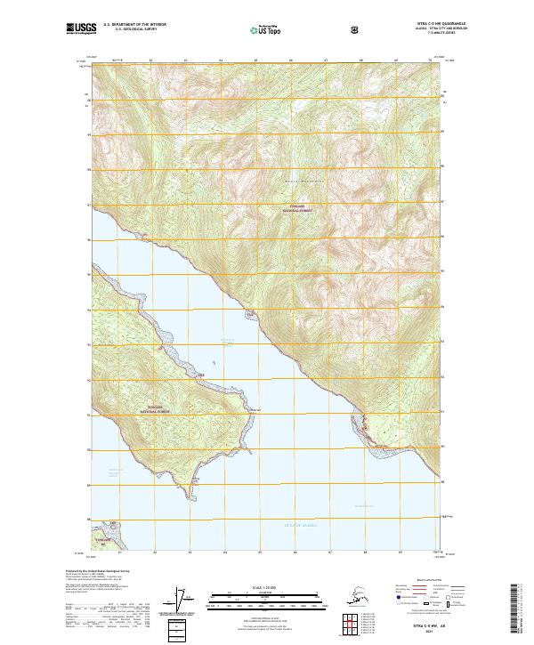 Sitka C-5 NW 2021 topographic map thumbnail