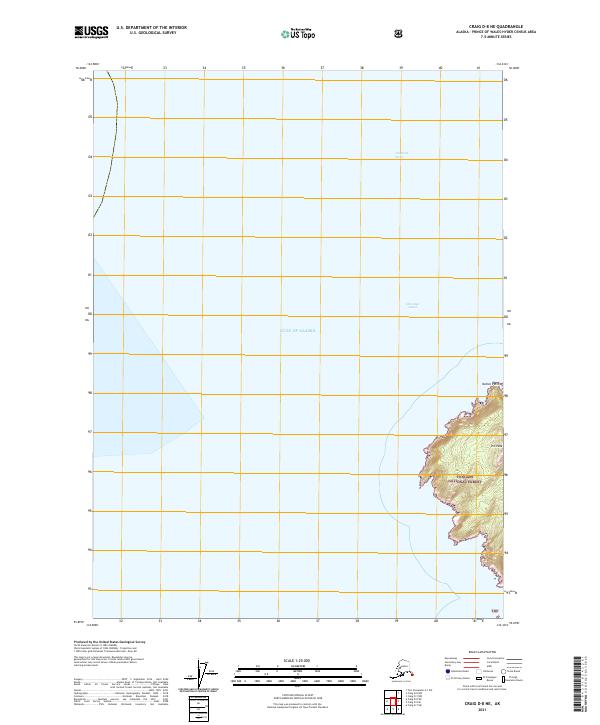 Craig D-8 NE topographic map thumbnail
