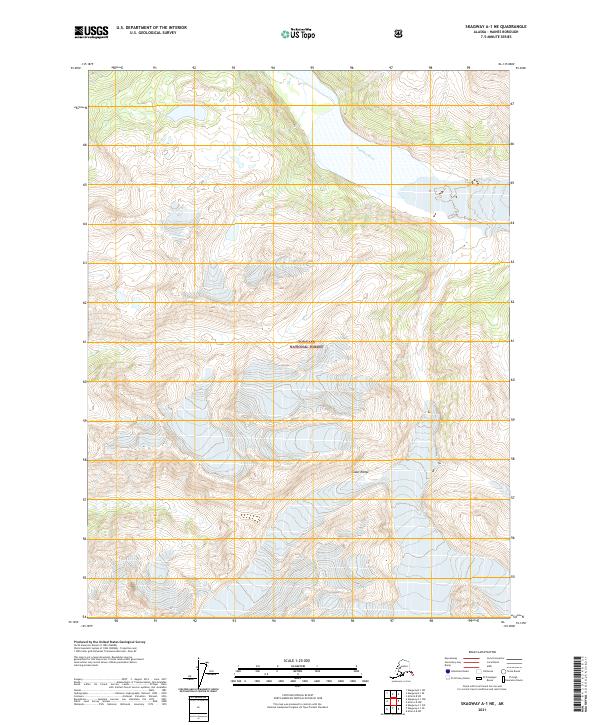 Skagway A-1 NE topographic map thumbnail