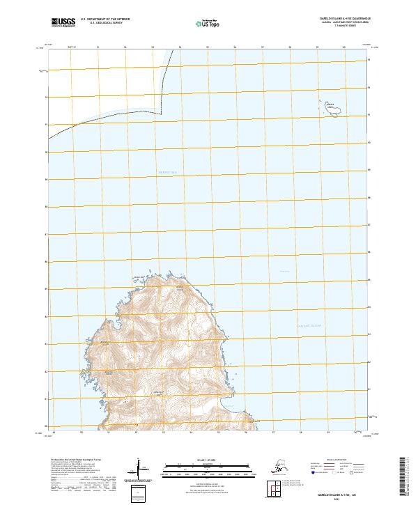 Gareloi Island A-4 SE topographic map thumbnail