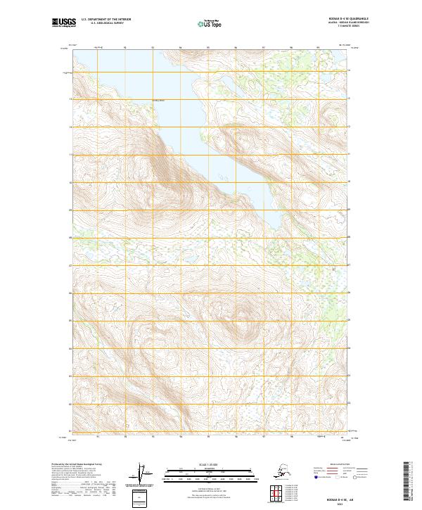 Kodiak D-4 SE topographic map thumbnail