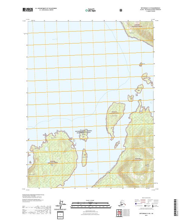 Ketchikan C-6 SE topographic map thumbnail