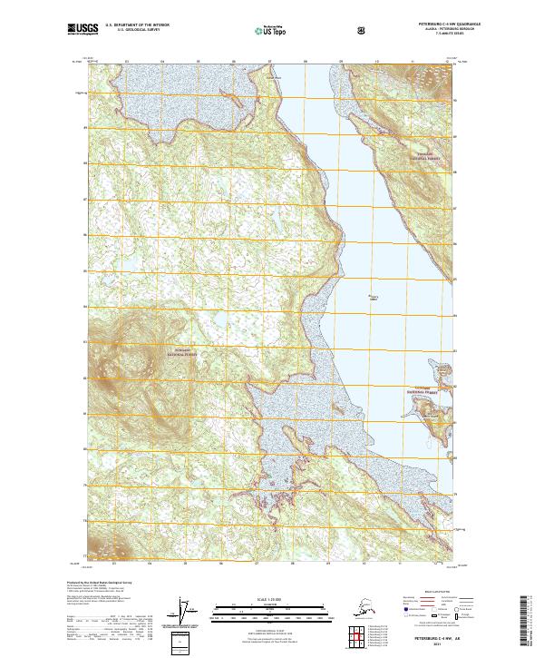 Petersburg C-4 NW topographic map thumbnail