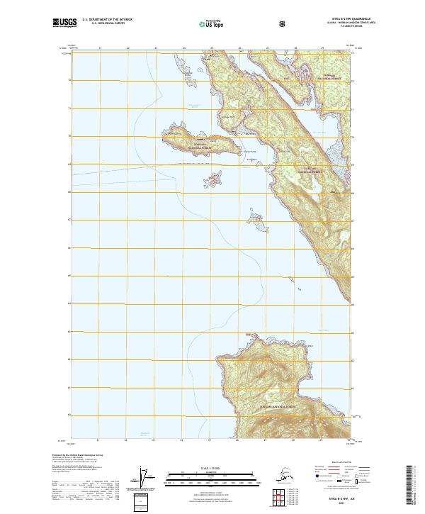 Sitka B-2 NW 2021 topographic map thumbnail