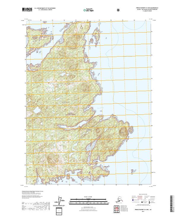 Prince Rupert D-4 NW topographic map thumbnail