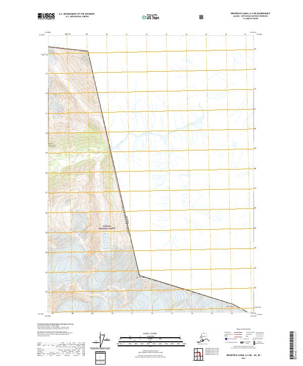 Bradfield Canal A-2 NE topographic map thumbnail