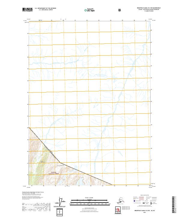 Bradfield Canal B-2 SW topographic map thumbnail