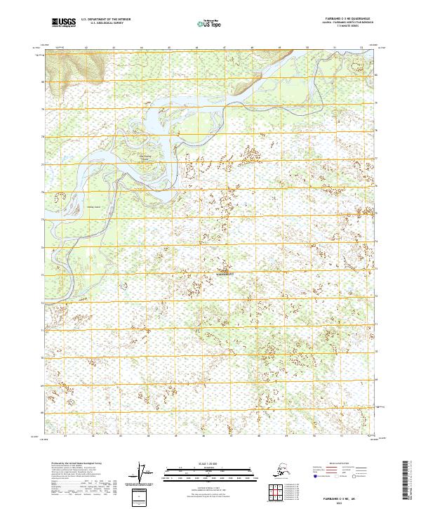 Fairbanks C-3 NE topographic map thumbnail