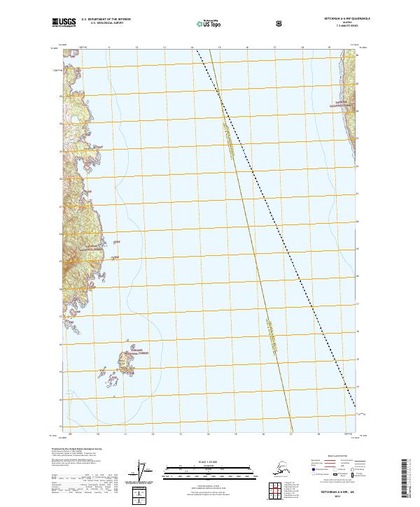 Ketchikan A-6 NW topographic map thumbnail
