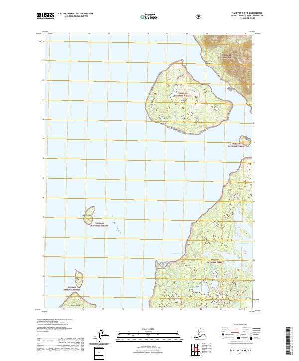 Yakutat C-5 NE topographic map thumbnail